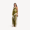 Women’s brush scratch pyjama pants in khaki