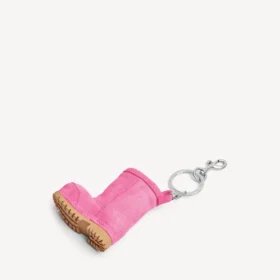 Women’s charm/keychain mini alaska boot in pink
