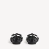 Women’s city ballerina in black/silver