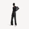 Women’s city straight pants in black