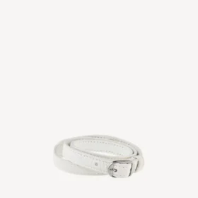 Women’s city triple bracelet in optic white/shiny silver