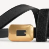 Women’s clicca belt in black