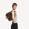 Women’s clicca shoulder bag medium in muscade