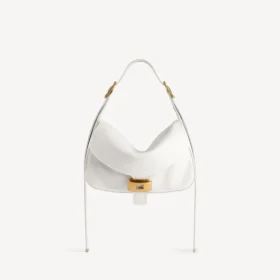 Women’s clicca shoulder bag medium in white snow