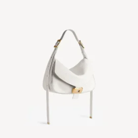Women’s clicca shoulder bag medium in white snow