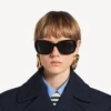 Women’s cosmo square af sunglasses in black