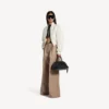 Women’s cropped bomber jacket in ivory Women’s cropped bomber jacket in ivory