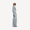 Women’s twisted seam jeans in bleach light bleu Women’s twisted seam jeans in bleach light bleu