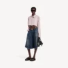 Women’s cropped shirt in dusty pink Women’s cropped shirt in dusty pink