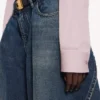 Women’s cropped shirt in dusty pink Women’s cropped shirt in dusty pink