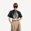 Women’s cropped t-shirt in black Women’s cropped t-shirt in black
