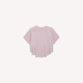 Women’s cropped train top in dusty pink