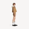 Women’s mini cotton skirt in beige Women’s mini cotton skirt in beige