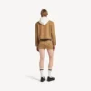 Women’s mini cotton skirt in beige Women’s mini cotton skirt in beige