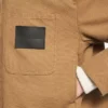 Women’s cropped workwear jacket in beige