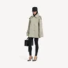 Women’s double-breasted trenchcoat in light beige