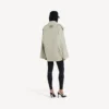 Women’s double-breasted trenchcoat in light beige
