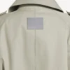 Women’s double-breasted trenchcoat in light beige