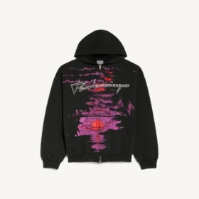 Women’s dream zip-up hoodie in black