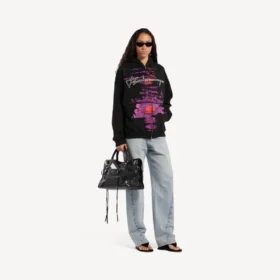 Women’s dream zip-up hoodie in black