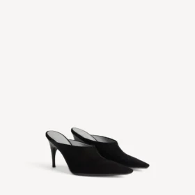 Women’s duchesse mule in black