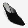 Women’s duchesse mule in black Women’s duchesse mule in black
