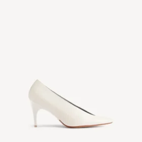Women’s duchesse pump in white snow