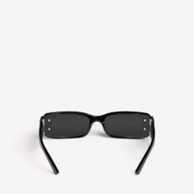 Women’s dynasty rectangle sunglasses in black