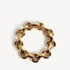 Women’s eisa chain choker in shiny gold