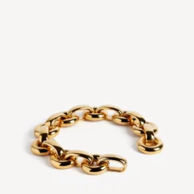 Women’s eisa chain choker in shiny gold Women’s eisa chain choker in shiny gold
