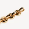 Women’s eisa chain choker in shiny gold