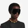 Women’s eisa chain choker in shiny gold