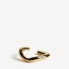 Women’s eisa cuff in shiny gold