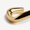Women’s eisa cuff in shiny gold