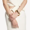 Women’s eisa cuff in shiny gold