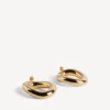 Women’s eisa ellipse earrings in shiny gold Women’s eisa ellipse earrings in shiny gold