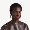 Women’s eisa ellipse earrings in shiny gold Women’s eisa ellipse earrings in shiny gold