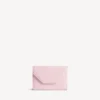 Women’s envelope mini wallet in petal pink