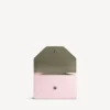Women’s envelope mini wallet in petal pink