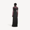 Women’s extreme tie dye long sleeve dress in black Women’s extreme tie dye long sleeve dress in black