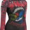 Women’s extreme tie dye long sleeve dress in black Women’s extreme tie dye long sleeve dress in black