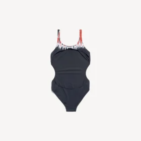 Women’s extreme tie dye swimsuit in black