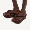 Women’s gaeta thong in moka