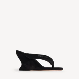 Women’s gaeta wedge thong in black