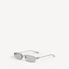 Women’s gossip rectangle m sunglasses in silver Women’s gossip rectangle m sunglasses in silver