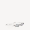 Women’s gossip rectangle m sunglasses in silver Women’s gossip rectangle m sunglasses in silver
