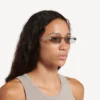 Women’s gossip rectangle m sunglasses in silver Women’s gossip rectangle m sunglasses in silver
