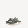 Women’s hamptons denim mule in blue/off white