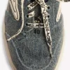 Women’s hamptons denim mule in blue/off white