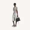 Women’s hamptons denim mule in blue/off white